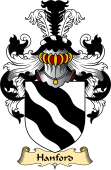 English Coat of Arms (v.23) for the family Hanford