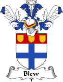 Coat of Arms from Scotland for Blaw or Blew