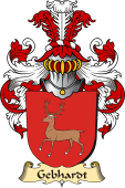 v.23 Coat of Family Arms from Germany for Gebhardt