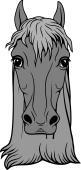 Horse's Head Affronty & Erased