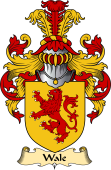 English Coat of Arms (v.23) for the family Wale