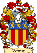 English or Welsh Family Coat of Arms (v.23) for Bonner