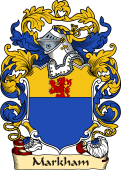 English or Welsh Family Coat of Arms (v.23) for Markham