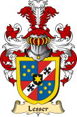 v.23 Coat of Family Arms from Germany for Lesser