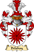 English Coat of Arms (v.23) for the family Delahay
