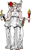 Gods and Goddesses Clipart image: Hecate