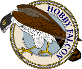 Birds of Prey Clipart image: Hobby Falcon-M