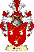 English Coat of Arms (v.23) for the family Anne