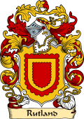 English or Welsh Family Coat of Arms (v.23) for Rutland (Mitcham, Surrey)