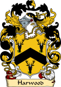 English or Welsh Family Coat of Arms (v.23) for Harwood