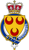 Families of Britain Coat of Arms Badge for: Edmondson (Scotland)