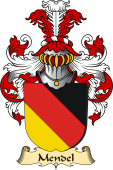 v.23 Coat of Family Arms from Germany for Mendel