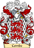 English or Welsh Family Coat of Arms (v.23) for Combe