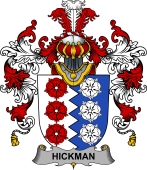 Irish Family Coat of Arms (v.25b) Hickman