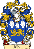 English or Welsh Family Coat of Arms (v.23) for Jolly (Hatton-Garden, London)