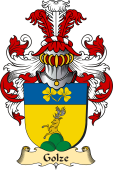 v.23 Coat of Family Arms from Germany for Golze