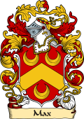 English or Welsh Family Coat of Arms (v.23) for Max (Ref Berry)
