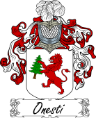 Araldica Italiana Coat of arms used by the Italian family Onesti