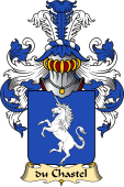 French Family Coat of Arms (v.23) for Chastel (du)