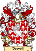 English or Welsh Family Coat of Arms (v.23) for Dewell (Hertfordshire)