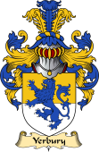 English Coat of Arms (v.23) for the family Yerbury