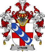 Irish Family Coat of Arms (v.25b) Lynam or O'Lynam