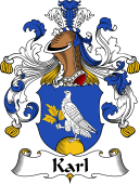 German Wappen Coat of Arms for Karl