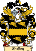 English or Welsh Family Coat of Arms (v.23) for Shelley