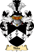 English Coat of Arms (v.23) for the family Tibbs