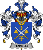 Irish Family Coat of Arms (v.25b) Fennelly or O'Fennelly