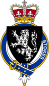 British Garter Coat of Arms for Stokes (England)