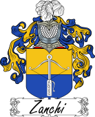 Araldica Italiana Coat of arms used by the Italian family Zanchi