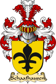 v.23 Coat of Family Arms from Germany for Schaafhausen