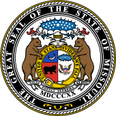 US State Seal for Missouri 1822