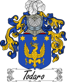 Araldica Italiana Coat of arms used by the Italian family Todaro