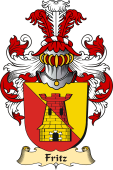 v.23 Coat of Family Arms from Germany for Fritz