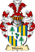 v.23 Coat of Family Arms from Germany for Weintz