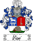 Araldica Italiana Coat of arms used by the Italian family Viani