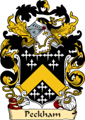 English or Welsh Family Coat of Arms (v.23) for Peckham
