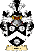 English Coat of Arms (v.23) for the family Lower