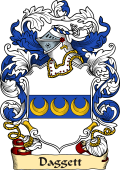 English or Welsh Family Coat of Arms (v.23) for Daggett