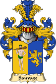 French Family Coat of Arms (v.23) for Sauvage