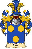 French Family Coat of Arms (v.23) for Pain