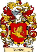 English or Welsh Family Coat of Arms (v.23) for Lynde (Cambridgeshire and London)