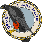Birds of Prey Clipart image: Orange Legged Falcon-M