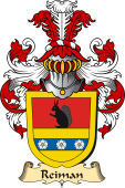 v.23 Coat of Family Arms from Germany for Reiman