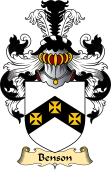 English Coat of Arms (v.23) for the family Benson