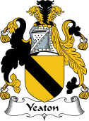 English Coat of Arms for the family Yeaton