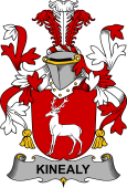 Irish Coat of Arms for Kinealy or O'Kinnally