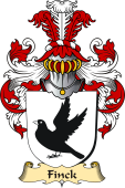 v.23 Coat of Family Arms from Germany for Finck